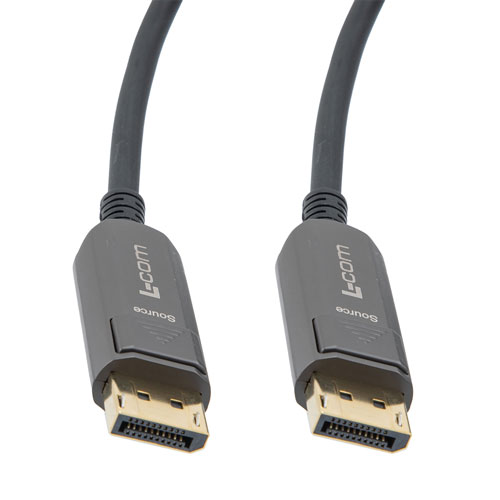 Armored DisplayPort 1 4 To DisplayPort Active Optical Cable 8K 50 Meters