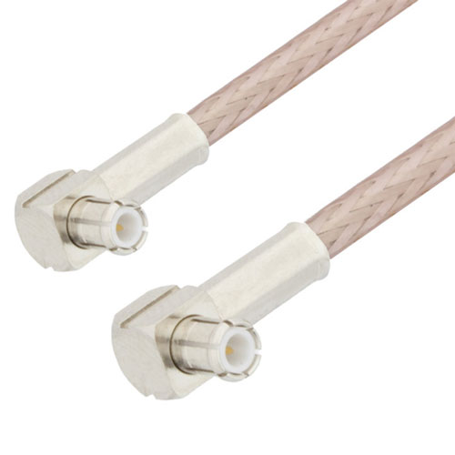 MCX Plug Right Angle To MCX Plug Right Angle Cable Assembly Using RG