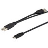 Picture for category USB 2.0 Type A to Micro B Y Split cable