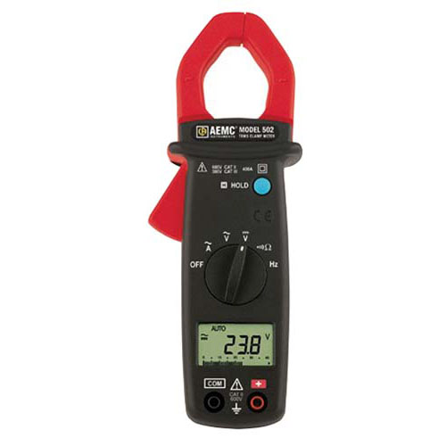 Clamp-On Meter Model 502 (TRMS, 400A AC, 600V AC/DC, Ohms, Continuity ...