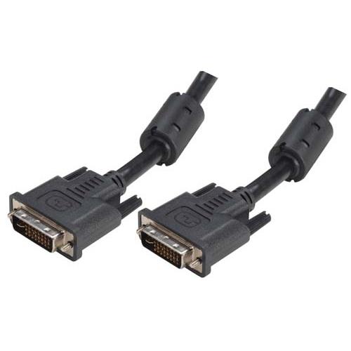 Deluxe Dvi I Dual Link Dvi Cable Male Male W Ferrites 3 0ft Cgdvi I Mm 3