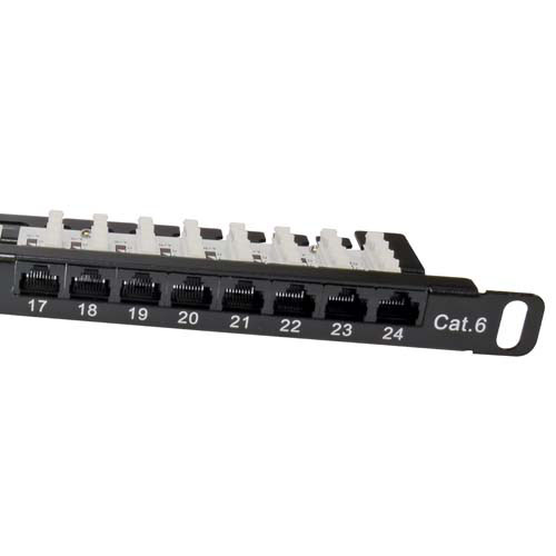 Cat6 Patch Panel, 24-Port UTP EIA568A/B - DCP110C6-24