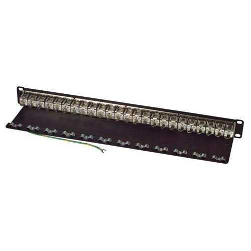 Cat6a Patch Panel, 24-Port Shielded EIA568A/B - DCP110C6A-24S