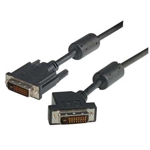 Dvi D Dual Link Dvi Cable Male Male 45 Degree Left 15 0 Ft Dviddl 45 15