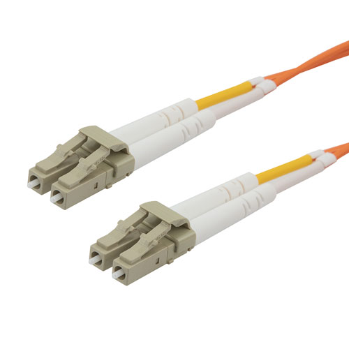 Fiber Optic Patch Cable LC to LC Duplex 62.5/125 multimode OM1 OFNP, 1 ...