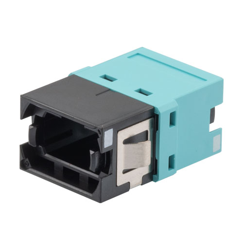 MPO Simplex Coupler, Translucent Internal Shutter, Key Up-Key Down ...