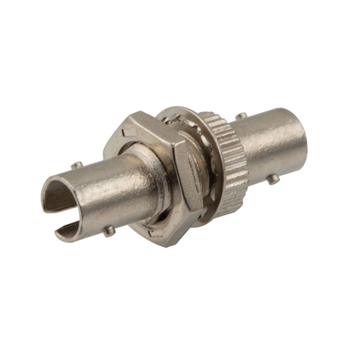 Fiber Optic Economy Coupler, ST/APC, simplex single mode, zinc alloy ...