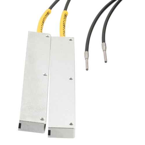 Fiber Optic Sensor Cable 2m Array Type Thru Beam R25 Pof With Rectangular Sensing End And 120