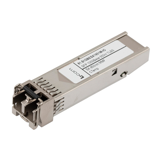 Fiber Optic Transceiver, SFP, 850nm, SX MMF 550m, 1000Base DDM, Arris