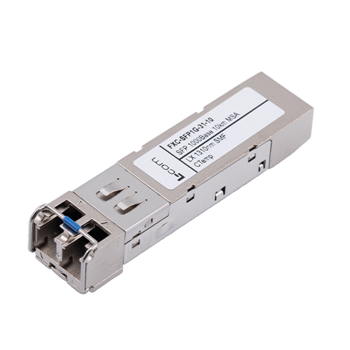 Fiber Optic Transceiver SFP Gigabit Ethernet, 10 km reach, 1310 nm