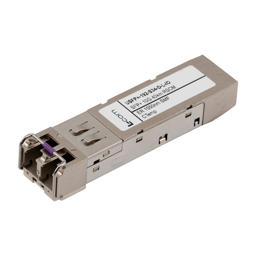 Fiber Optic Transceiver, SFP+, 1550nm, ER SMF 40km, 10G DDM, Fortinet