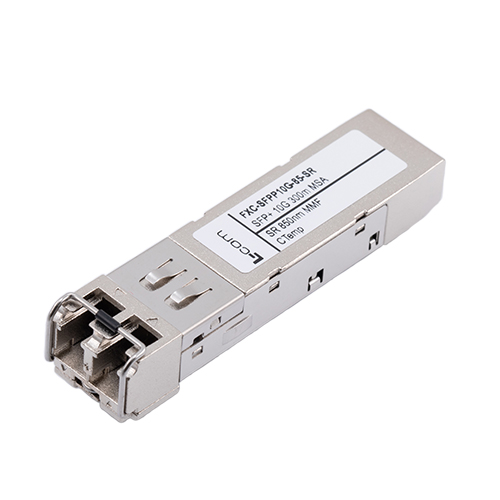 Fiber Optic Transceiver SFP+ 10G Ethernet, 300 m reach, 850 nm