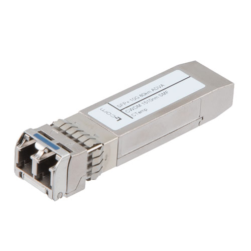 Fiber Optic Transceiver, SFP+, CWDM 1490nm, ZR SMF 80KM, 10G DDM, Adva ...