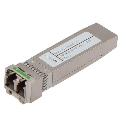 Fiber Optic Transceiver, SFP+, DWDM, Channel 38, ZR SMF 80KM, 10G DDM