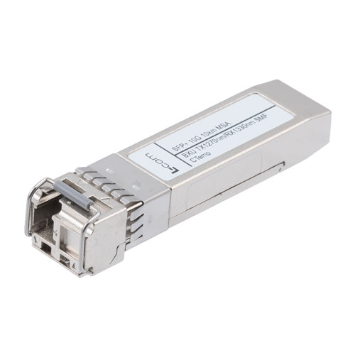 Fiber Optic Transceiver, SFP+, BiDi 1270TX/1330RX, ER SMF 40 km, 10G ...