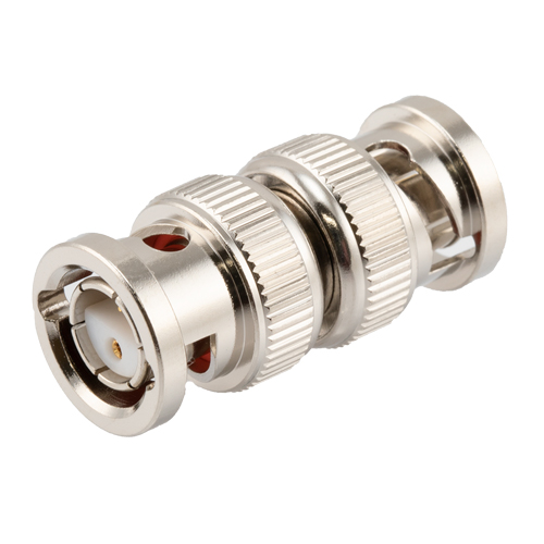 Coaxial Adapter, 78 Ohm BNC Twinax Tee Plug / Plug