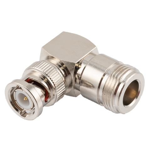 Coaxial Right Angle Adapter N Female Bnc Male 