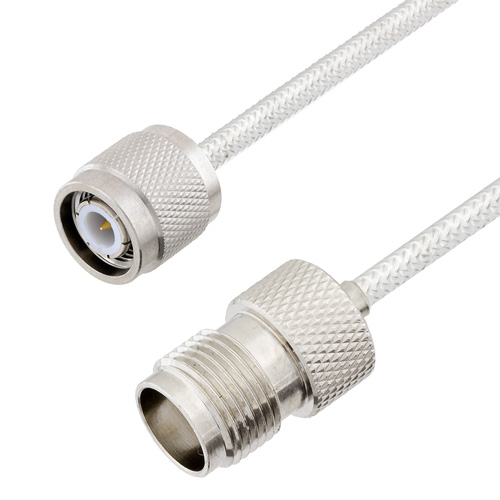 TNC Male to TNC Female Cable Assembly using LC141TB Coax, 5 FT