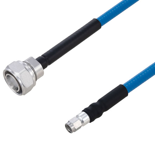 Plenum 4.3-10 Male to SMA Male Low PIM Cable Using SPP-250-LLPL Coax ...