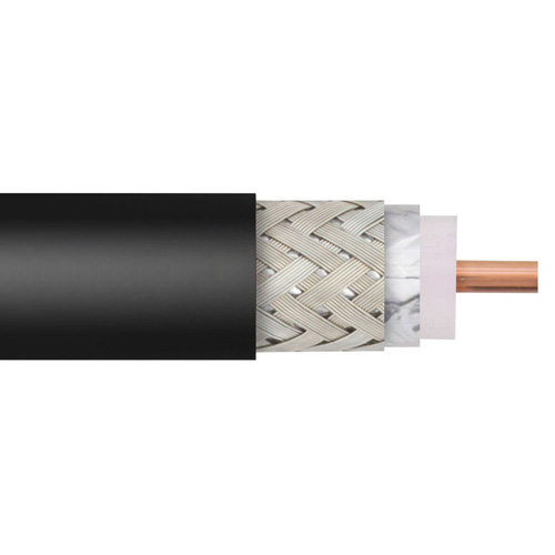 Low Loss Ultra Flexible Lmr 400 Uf Indoor Outdoor Rated Coax Cable Double Shielded With Black 4226