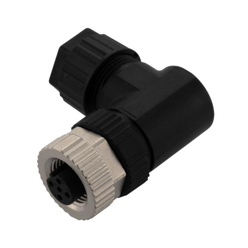 M Sensor Pin B Code Right Angle Female Field Termination Connector