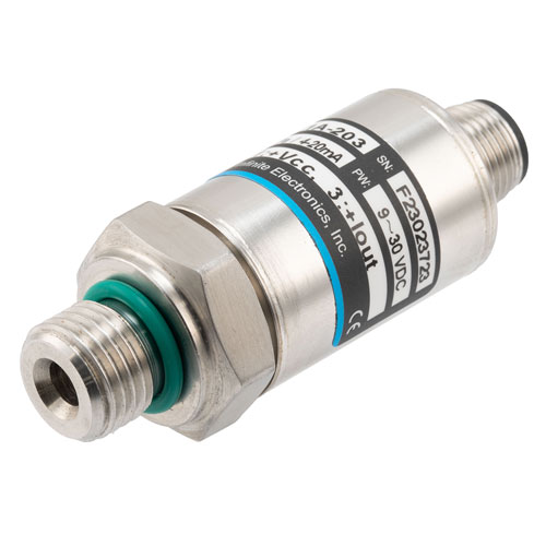 Pressure Sensor, compact, 25 MPa, 4-20mA, G1/4, M12