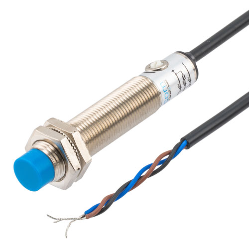 Capacitive Proximity Sensor, Cylindrical, M12, Non-shielded, Ni-plated ...