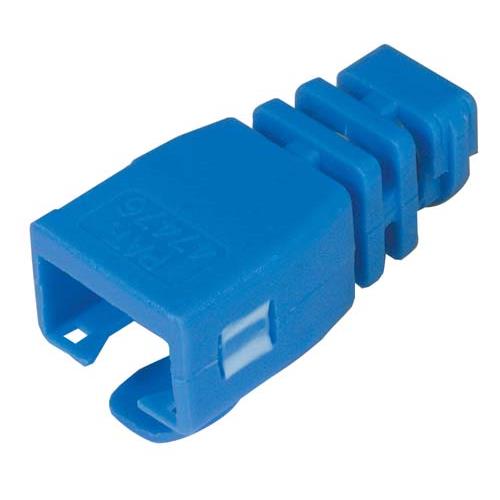 Rj45 Snap On Strain Relief Boot Blue Bag 50 Tds8cvr Bl 