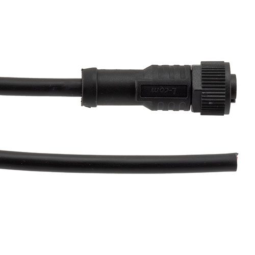 M12 5 Position A-code Female to Open Sensor Actuator Signal Cable ...