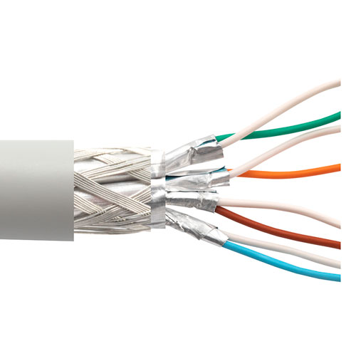 Category 6 Ethernet Bulk Cable, S/FTP Braid w/ Individually Shielded ...