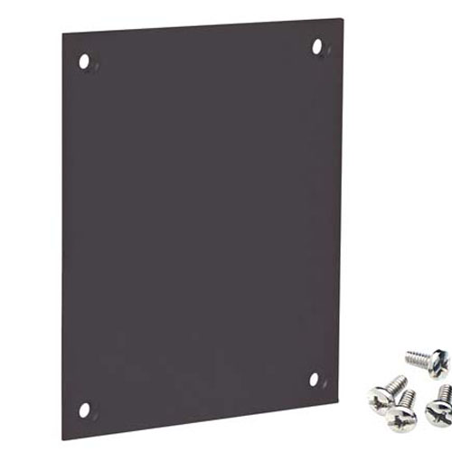 Universal Aluminum Blank Sub-Panel, Black - USP-A