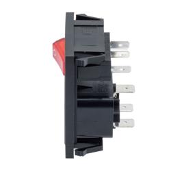 Picture of AC PEM C20, 1.0 to 3.0mm Panel Snap-In, 6.3mm Quick-connect, Single Contact Switch