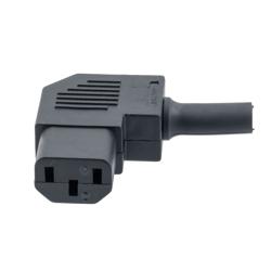 Picture of Side-Entry Power Connector, Cable-Mount, C13 Connector, Nylon 66