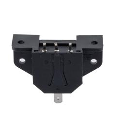 Picture of AC PEM C14, Panel Flange, Right Angle, Thru-hole PCB, Terminal Cover Chambered
