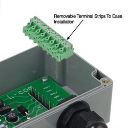 product: Weatherproof Hi-Power 10/100 Base-T CAT5 Lightning Protector - Screw Terminals image