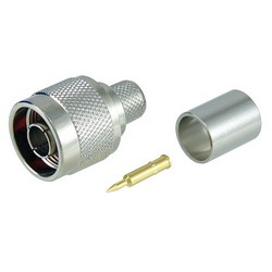 Picture of Type N Male Crimp for RG8, 400-Series Cable