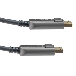 Picture of Armored DisplayPort 1.4 to DisplayPort Active Optical Cable, 8K, 80 Meters