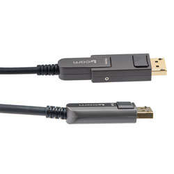 Picture of DisplayPort 1.4 to Mini DisplayPort Active Optical Cable, 8K, 20 Meters