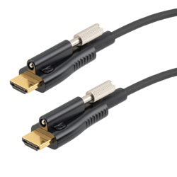 Picture of HDMI 2.0 Active Optical Cable, With Locking Screws, 4K, 50 Meters