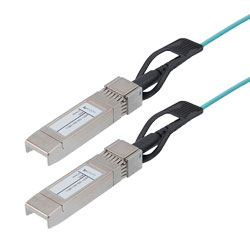 Picture of Active Optical Cable SFP+ to SFP+, 10G, 1 Meter Riser Rater (OFNR), Dell Compatible