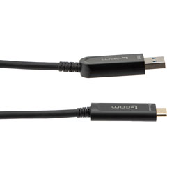 Picture of USB 3.1 Active Optical Cable, A male to C male, Backwards Compatible, PVC Jacket, 8 Meters