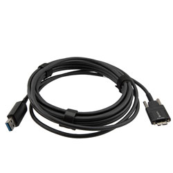 Picture of USB 3.1 Active Optical Cable, A male to Micro B male, Backwards Compatible, PVC Jacket, 5 Meters