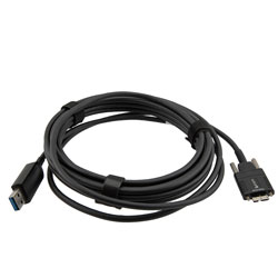 Picture of USB 3.1 Active Optical Cable, A male to Micro B male, Backwards Compatible, PVC Jacket, 8 Meters