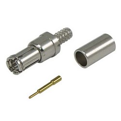 Picture of TS-9 Plug Crimp for RG316/188/174, 100-Series Cable