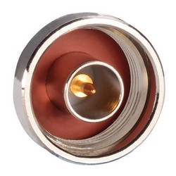 Picture of Coaxial 50 Ohm Right Angle Adapter, BNC Female / N-Male