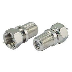 Picture of 75 Ohm Coaxial Adapter, F Male / F Female