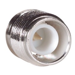 Picture of Coaxial 50 Ohm Right Angle Adapter, RP-TNC Plug / Jack