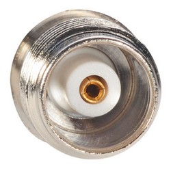 Picture of Coaxial Adapter, TNC Bulkhead, Female / Female, Insulated Ground