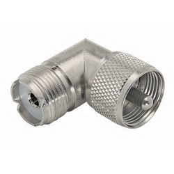 Picture of Coaxial Adapter, UHF Male (PL259) / Female Right Angle