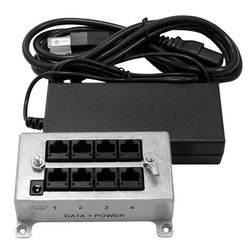 Picture of BT-CAT5-P4 Midspan/Injector Kit with 48VDC @ 70 Watt Power Supply